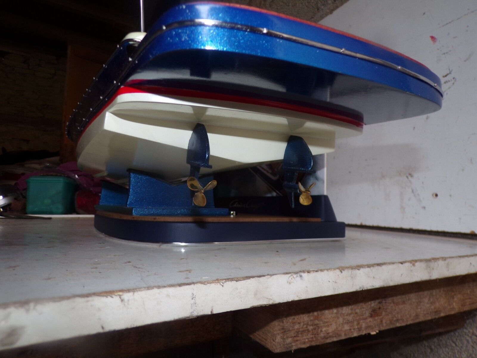 Maquette Bateau 70 cm long Runabout Chris Kraft 13624 Gallery Image 6