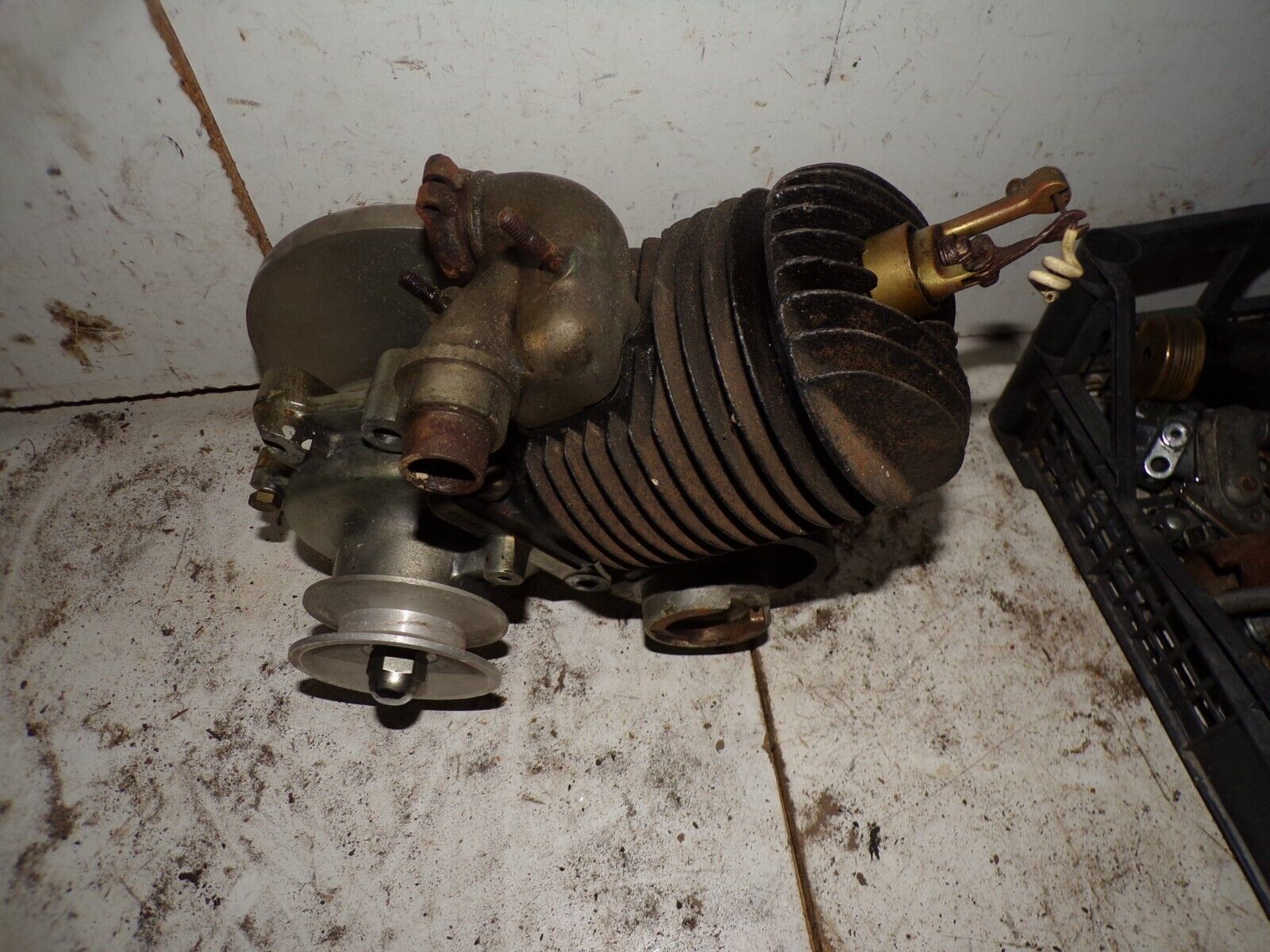 moteur 175 alcyon transmission directe courroie 1925 6824 Gallery Image 1