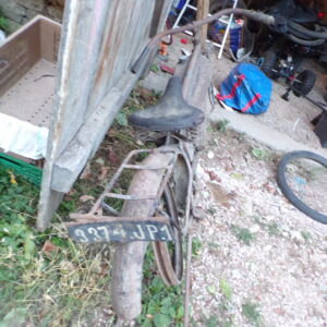 Cadre guidon garde boue selle frein fourche réservoir poulie terrot 175 L 2725 – Image 12