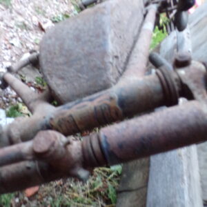 Cadre guidon garde boue selle frein fourche réservoir poulie terrot 175 L 2725 – Image 10