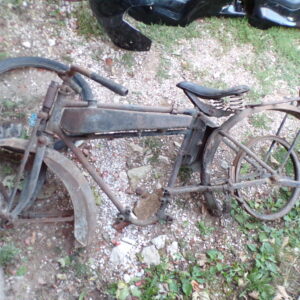 Cadre guidon garde boue selle frein fourche réservoir poulie terrot 175 L 2725 – Image 8