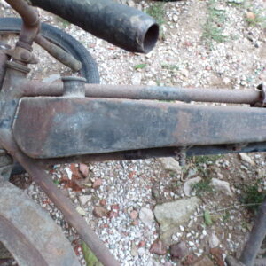 Cadre guidon garde boue selle frein fourche réservoir poulie terrot 175 L 2725 – Image 7