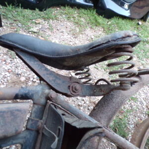 Cadre guidon garde boue selle frein fourche réservoir poulie terrot 175 L 2725 – Image 3