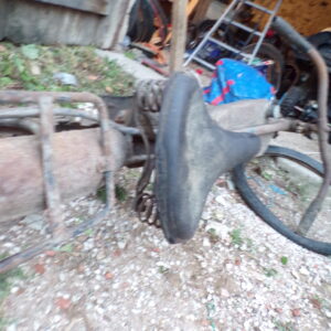 Cadre guidon garde boue selle frein fourche réservoir poulie terrot 175 L 2725 – Image 2