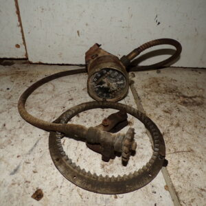 Rare gros compteur inversé 130 km/h 250 350 cm3 ED + entraineur + renvoi + couronne + cable – Image 1