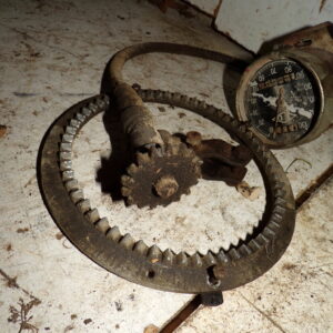 Rare gros compteur inversé 130 km/h 250 350 cm3 ED + entraineur + renvoi + couronne + cable – Image 3