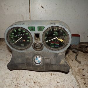 tableau de bord compteur compte tours + araignée et clignotants BMW R65 41025