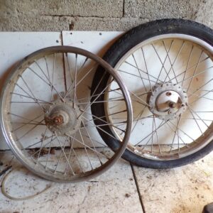 paire de jantes roues 50 56 59 17" motobecane mobylette 12925