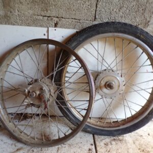 paire de jantes roues 50 56 59 17" motobecane mobylette 12925 – Image 4