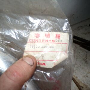 coude de pot CX 500 HONDA 18320-449-000 Exhaust Header Pipes 14325 – Image 3