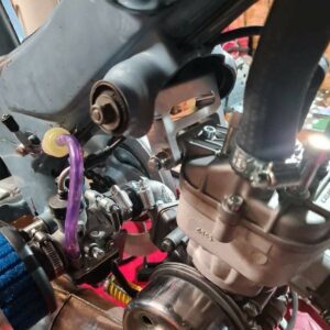 Support moteur AV10 sur cadre Av7 mobylette motobecane 68 88 89 SP 98 etc – Image 7