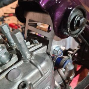 Support moteur AV10 sur cadre Av7 mobylette motobecane 68 88 89 SP 98 etc – Image 8