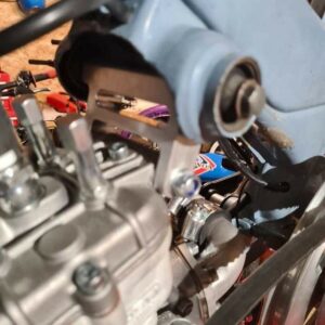 Support moteur AV10 sur cadre Av7 mobylette motobecane 68 88 89 SP 98 etc – Image 10