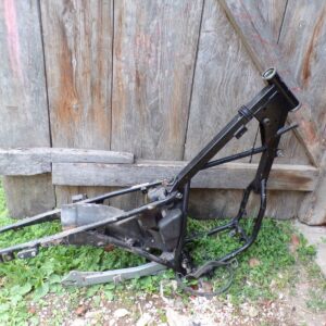 cadre avec carte grise 80 TXE Peugeot mobylette enduro 9525 – Image 2