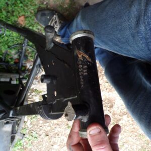 cadre avec carte grise 80 TXE Peugeot mobylette enduro 9525 – Image 3