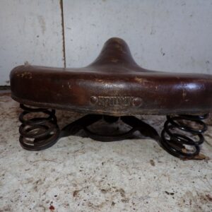 selle brown années 20 entretube courroie motobecane peugeot terrot ultima 11025 – Image 3