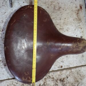 selle brown années 20 entretube courroie motobecane peugeot terrot ultima 11025 – Image 4