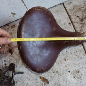 selle brown années 20 entretube courroie motobecane peugeot terrot ultima 11025 – Image 5