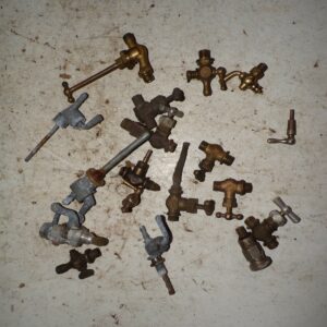 lot robinets laitons 100 125 175 peugeot moto mobylette ancienne 41025 – Image 1