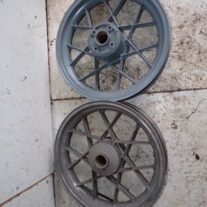 Paire de 12" mini roues jantes batons mobylette italienne 5326 – Image 1