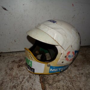 casque cross années 70 début 80 fait maison histoire vintage collection 4326