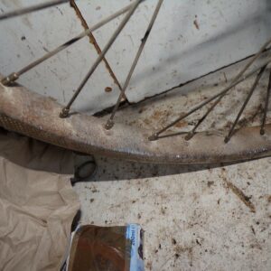 roue jante avant  19" 76 79  motobecane mobylette 9226 – Image 3