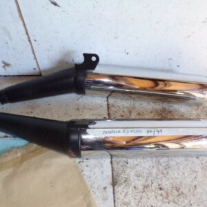 Paire pot échappement silencieux neufs Busso Yamaha FJ 1200 1987 91 FJ1200 5326