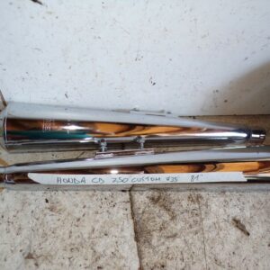 paire Pot Busso silencieux echappement neufs Honda CB 750 Custom 1981 5326