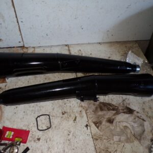 Silencieux Pots d'échappements neufs BUSSO Kawasaki GPZ 750 1982 5326