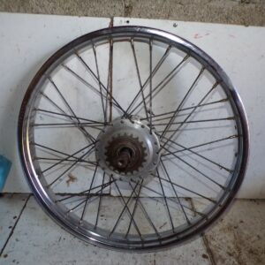 jante roue 18" chrome bon à frotter mobylette motobécane 7526