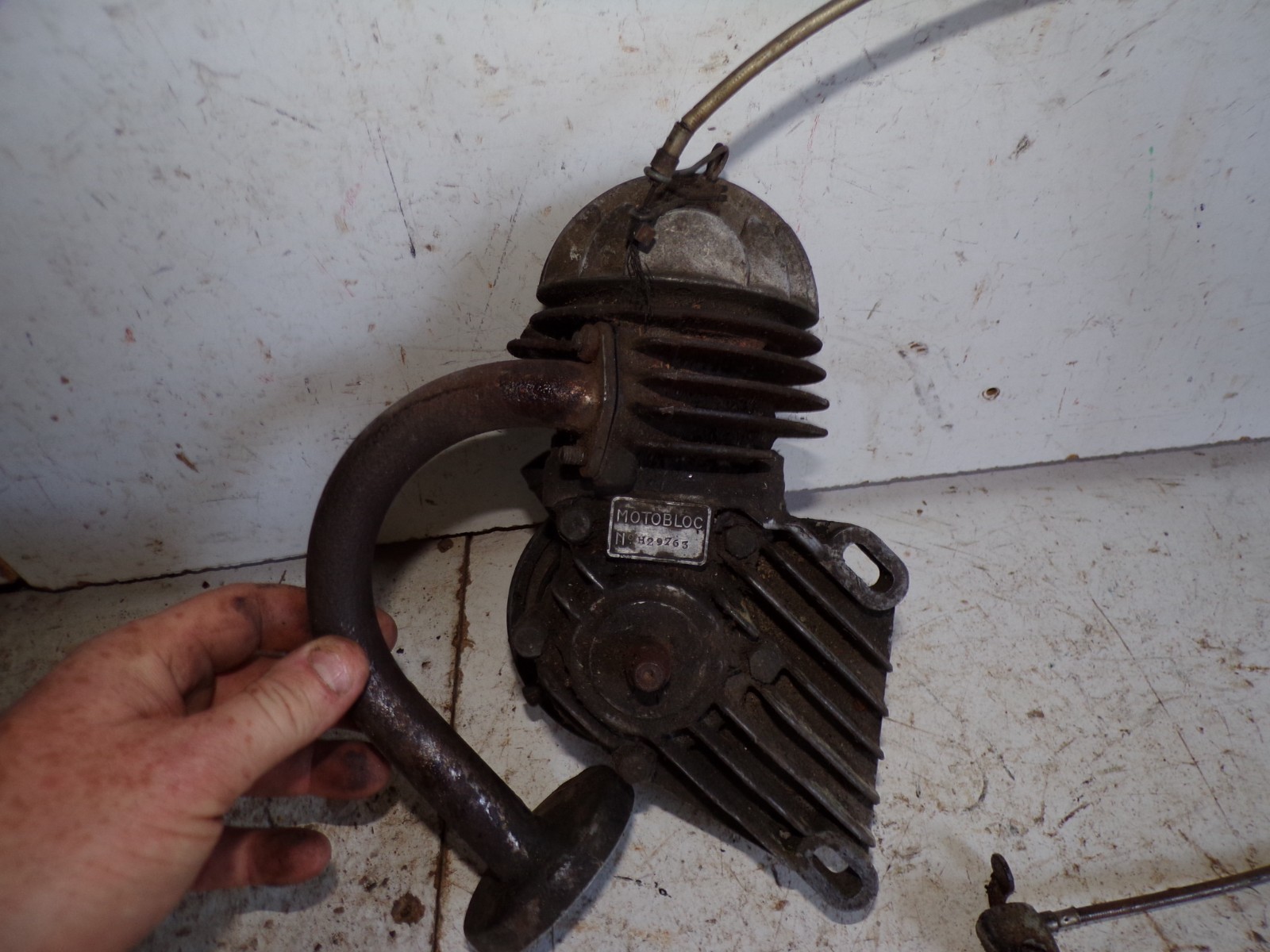 moteur motobloc cyclomoteur mobylette bloqué 7526