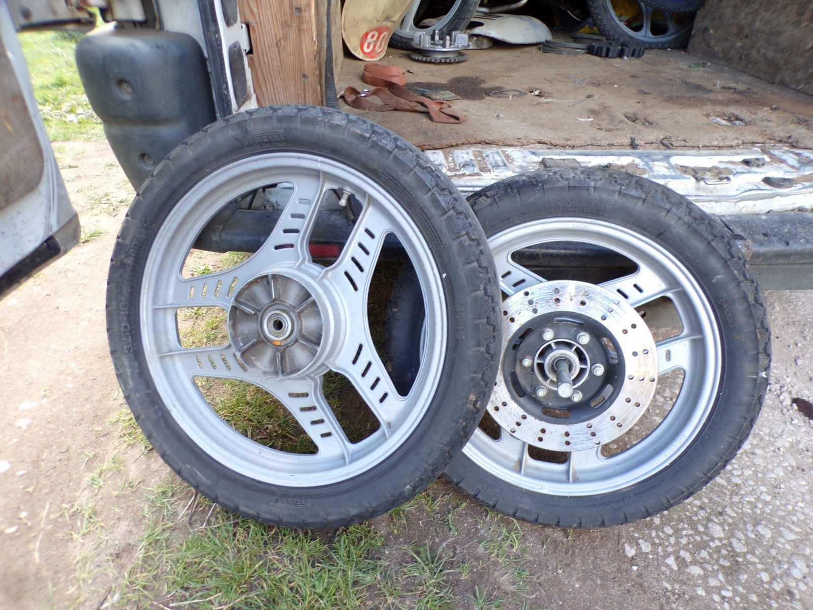 Paire de roues jantes Gilera RV 125 5326