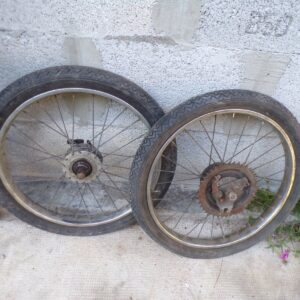 Paire de jantes roues peugeot 101 102 103 16" mobylette 11626