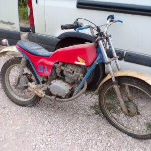 Honda 125 SL coque trial moteur non grippé, avec cg 5826