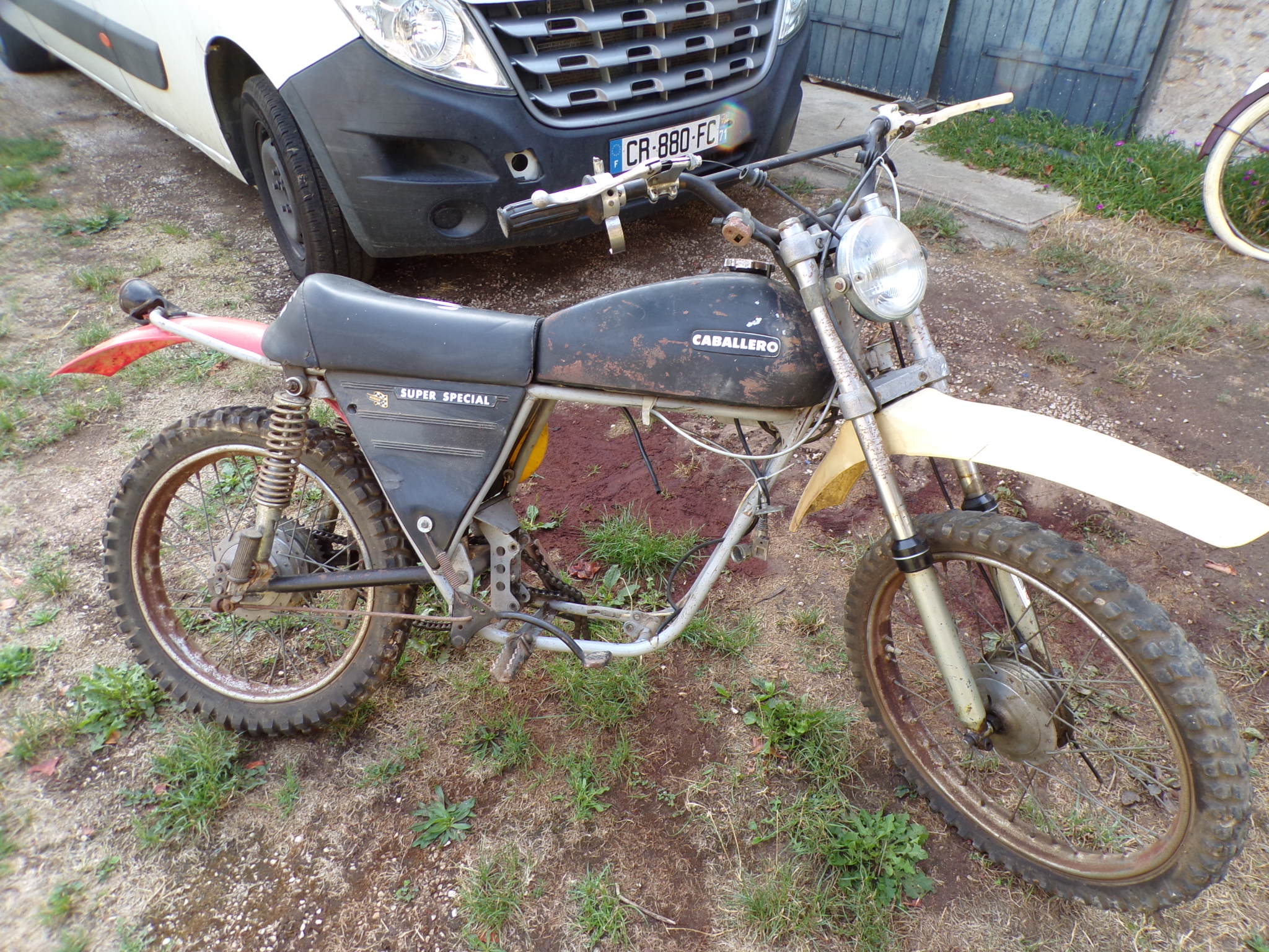 cadre cyclomoteur mobylette Fantic TX 94 Caballero Super Special 4826