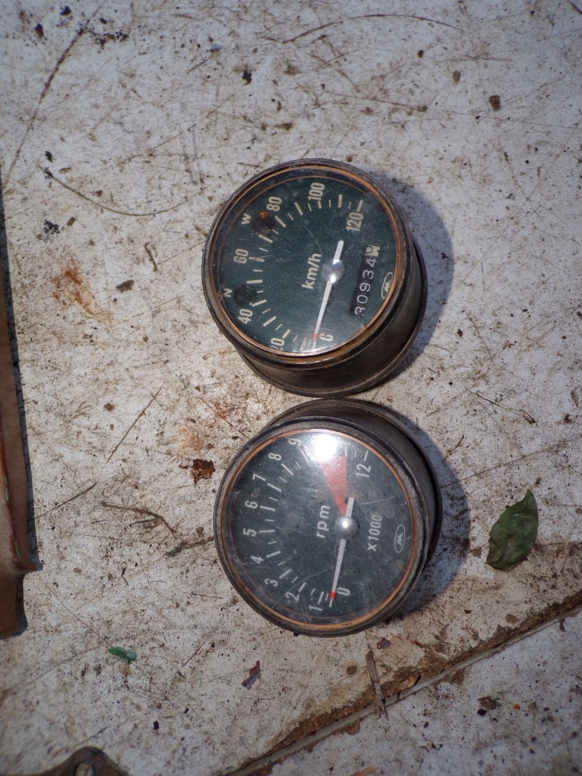 compteur compte tours Honda 125 SL 5826