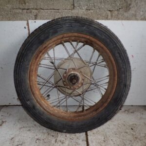 jante roue avant pneu HS 14" 3.25x14 125 ISO 5326